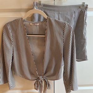 ASOS Striped Two Piece Set